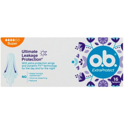 o.b. ExtraProtect Ultimate Leakage Protection Super tampony 16 ks – Zboží Mobilmania