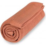 VINTER & BLOOM Deka z organické bavlny Soft Grid Organic Cloud Pink 2021 100x75 – Zboží Mobilmania