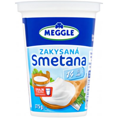 Meggle Zakysaná smetana 14% 375 ml – Zboží Mobilmania