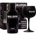 Bulldog Gin 40% 0,7 l (dárkové balení 1 sklenice) – Hledejceny.cz