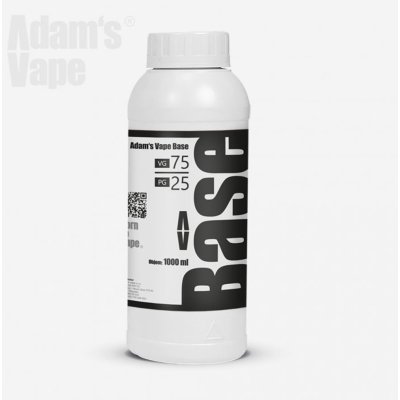 Adam´s Vape Báze PG25/VG75 0mg 1000ml