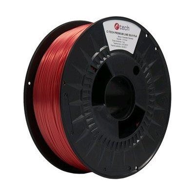 C-Tech Premium Line Silk PLA, orientální červená, RAL3031, 1,75 mm, 1 kg – Zboží Živě