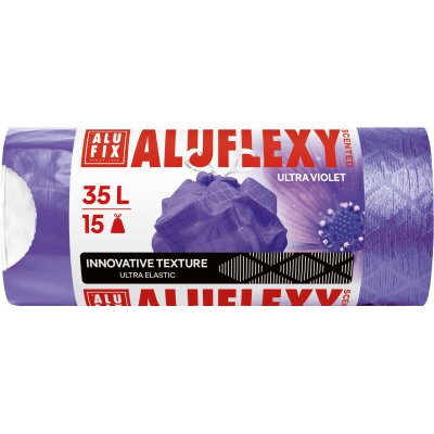 Alufix Pytle Aluflexy stahovací 35l 28µm 15ks tyrkysová – Sleviste.cz