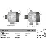 Alternátor DENSO (DE DAN1010) – Hledejceny.cz