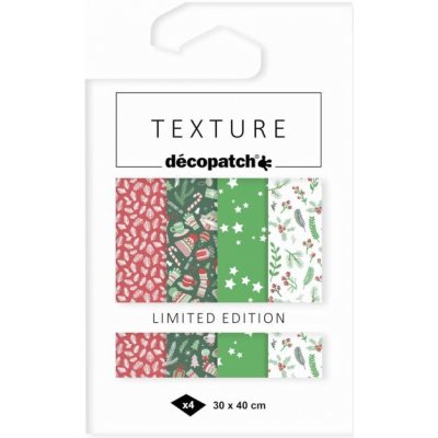 décopatch Papíry na decoupage Texture 4ks č.10 – Zbozi.Blesk.cz