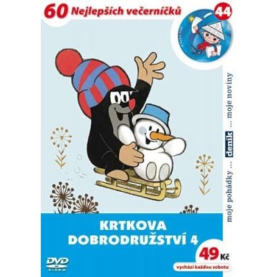 Krtkova dobrodružství 4 papírový obal pošetka DVD – Hledejceny.cz