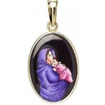 Aljančič Madona s dítětem medailon 497H – Zbozi.Blesk.cz