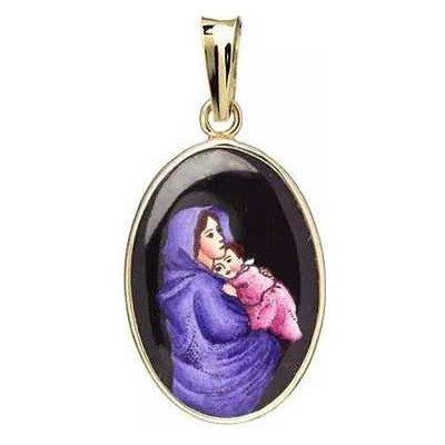 Aljančič Madona s dítětem medailon 497H – Zbozi.Blesk.cz