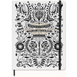 Moleskine Zápisník Uni Lorenzo Petrantoni tvrdé desky B5 linkovaný, bílý – Zboží Živě