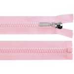 Kostěný zip No 5 délka 30 cm s ozdobným jezdcem, malé, 133 růžová světlá – Hledejceny.cz
