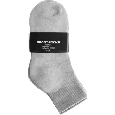 Pesail Sportovní ponožky POLOTERMO 3ks šedé – Zboží Mobilmania