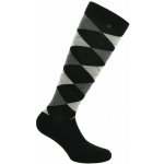 EquiTheme Jezdecké podkolenky Argyle černo béžové – Zboží Dáma