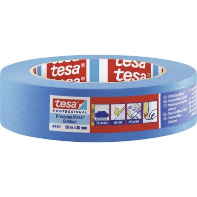 tesa PRECISION OUTDOOR 4440 krepová lepicí páska 50 m x 30 mm modrá – Zboží Mobilmania