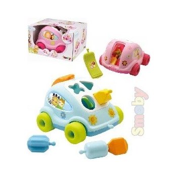 Smoby Cotoons Baby auto vkládačka auto vkládací telefon tahací