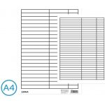 Podložka papírová A4 linka – Zboží Dáma