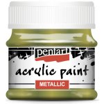 Pentart akrylové barvy metal 50 ml zlatý dotek – Hledejceny.cz