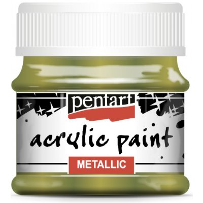 Pentart akrylové barvy metal 50 ml zlatý dotek – Hledejceny.cz