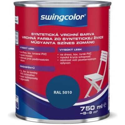 Swingcolor Barevný email 0,75 l lesklý horská modř – Hledejceny.cz