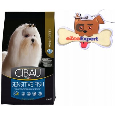Cibau Dog Adult Mini Sensitive Fish & Rice 2,5 kg – Zboží Mobilmania