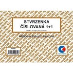 Baloušek Tisk PT072 Stvrzenka A6, číslovaná 1+1, samopropisovací – Hledejceny.cz