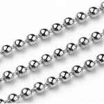 Řetízek kuličkový nerez 2x koncovka – Zboží Dáma