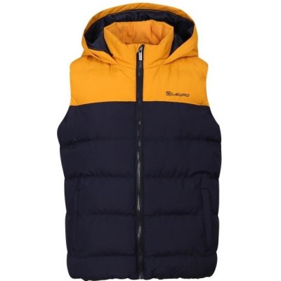 Lewro Sibald dětská prošívaná vesta žlutá – Sleviste.cz