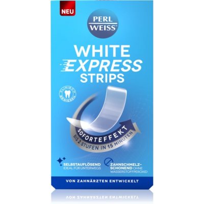 Perl Weiss White Strips Express bělicí pásky 4 ks – Zboží Dáma
