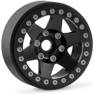 Kavan 1.9'' Hliníkové beadlock disky šestipaprskové pro 1/10 crawler/expedice černé 2 ks – Hledejceny.cz