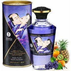 Shunga Oil Massage Heat Exotic Fruits 100ml