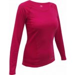 Husky merino 100 Long Sleeve dámské triko dlouhý rukáv merino vlna červená – Zboží Dáma