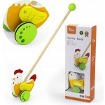 Viga Edukační dřevěné jezdítko růžová – Sleviste.cz