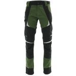 Sara Workwear Strečové kalhoty COTTONFLEX černé olivově zelené – Sleviste.cz