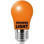 UVtech LED žárovka, 3W E27, oranžová bez obsahu modré – Zboží Živě