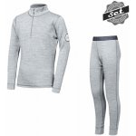 Sensor Merino Bold dětský set triko dl.rukáv zip + spodky cool gray – Zboží Dáma