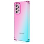 Pouzdro TopQ Samsung A33 5G silikon Shock duhový mentolovo-růžový – Zboží Živě