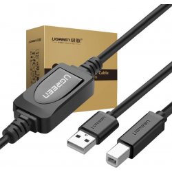 Ugreen 10362 USB - USB-B, 15m, černý