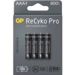 GP ReCyko+ Pro 800 AAA 4ks 1033114063 – Zboží Živě