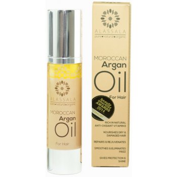 Alassala Moroccan Organic arganový olej vlasy 50 ml