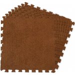 Massido Pěnová podložka puzzle 180 × 120 cm 6 ks hnědá – Zboží Dáma