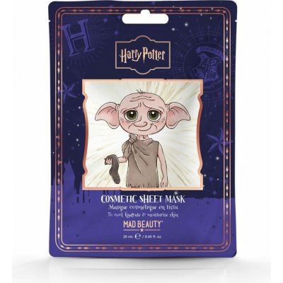 MAD BEAUTY Dobby Harry Potter Hydratační vyživující maska na obličej 25 ml – Zboží Dáma