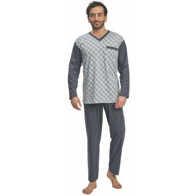 Wadima pánské pyžamo dlouhé šedé
