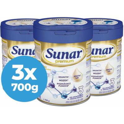 Sunar 3 Premium 3 x 700 g – Hledejceny.cz