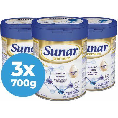 Sunar 3 Premium 3 x 700 g – Zboží Mobilmania