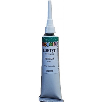 Decola Kontura na textil a hedvábí 18 ml Mátová – Zboží Dáma