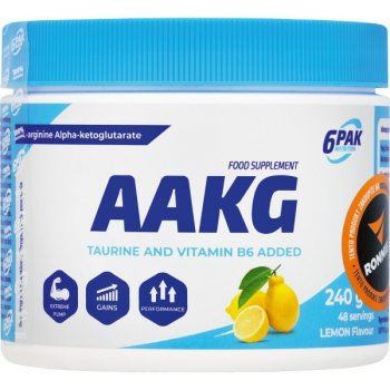 6Pak Nutrition Arginine AAKG 240g