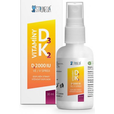 Strunecká Vitamin D3 2000 IU + K2 ve spreji 30 ml – Zbozi.Blesk.cz