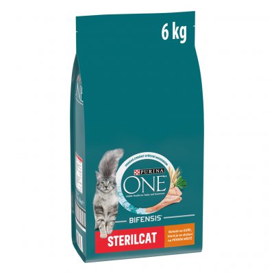 Purina ONE Bifensis sterilcat kuře a pšenice 6 kg – Zboží Dáma