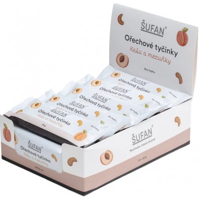 ŠUFAN Ořechové tyčinky 20 x 33 g – Zboží Dáma