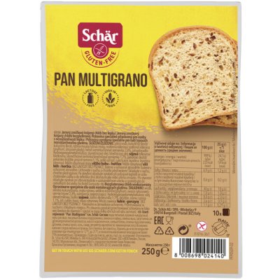 Schär Pan Multigrano bez lepku krájený Chléb se zrníčky 250 g – Hledejceny.cz