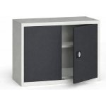 Kovona, Plechová policová skříň na nářadí 800 x 1200 x 400 mm, 1 police, šedá/tmavě šedá – Hledejceny.cz